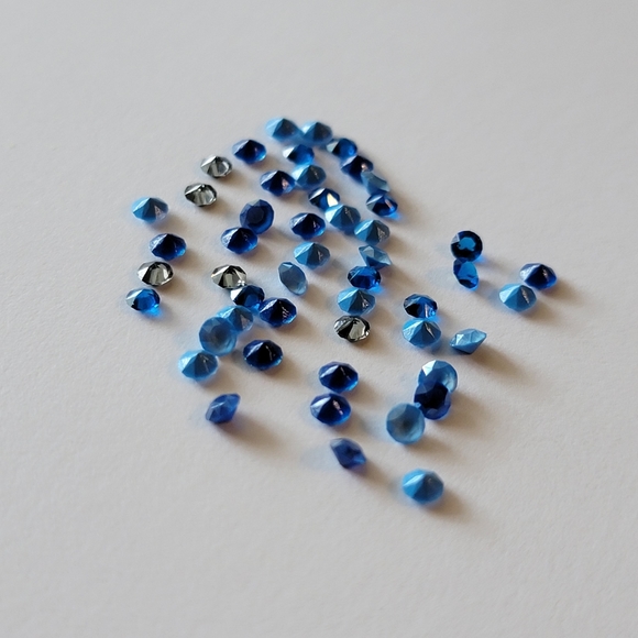 Origami Owl Stardust 5mm Crystals - mixed lot of blues (50 total) - Picture 2 of 3